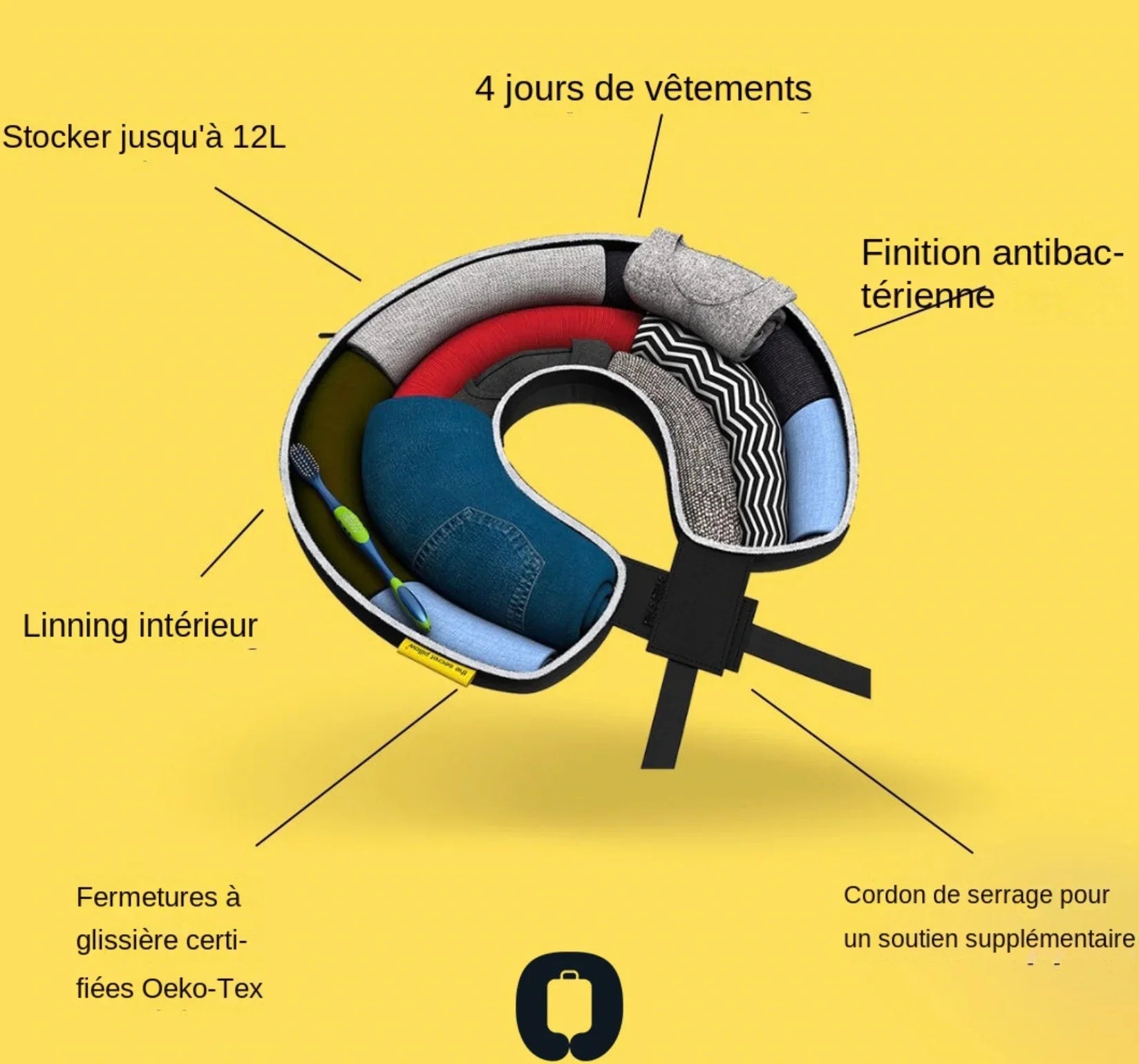 Füllung für Reise-Nackenkissen